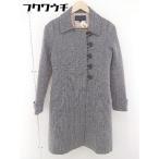 # JILL STUART Jill Stuart ламе длинный рукав пальто с отложным воротником размер S gray silver женский 