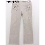 * FRAGILE Fragile стрейч flare pants размер 34 бежевый женский 