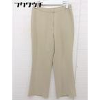 * Italiya ita задний оборудование орнамент biju- flare pants размер 9 бежевый женский 