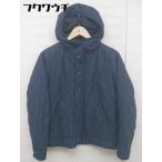 * URBAN RESEARCH Urban Research с хлопком длинный рукав стеганная куртка размер F темно-синий женский 