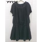 * * Le moir co LTD материнство воротник оборудование орнамент оборка рукав колени длина One-piece размер M черный женский 