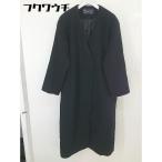 ■ Sonny Label サニーレーベル URBAN RESEARCH 長袖 ノーカラー コート サイズF ブラック レディース