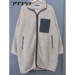 ■ Bling Leads ブリングリーズ ボア 長袖 コート サイズM ベージュ系 ブラック メンズ