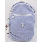 ◇ ◎ KIPLING キプリング チャーム付 リュック バッグ パープル ホワイト レディース