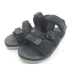 ◇ SUICOKE 스웨이드 샌들 슈즈 사이즈 25cm 블랙 남성용