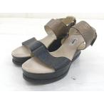 ◇ Clarks クラークス サンダル シューズ サイズUS6M ブラック ブラウン系 レディース