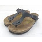 ◇ BIRKENSTOCK ビルケンシュトック GIZEH サンダル シューズ サイズ24.5cm ブラック レディース