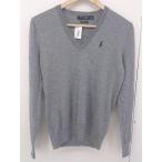 ◇ POLO GOLF RALPH LAUREN RALPH ゴルフ ビッグポニー 長袖 ニット セーター サイズL 170/96A グレー ネイビー メンズ