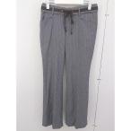 * * green label relaxing UNITED ARROWS полоса flare pants размер 38 серый белый женский 