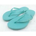 ◇ HAVAIANAS ハワイアナス ビーチサンダル サイズ37-38 ミントグリーン レディース