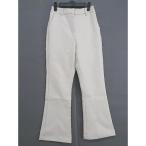 * Chillfar Chill мех искусственная кожа flare pants размер L слоновая кость женский 