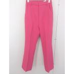 ◇ WHO'S WHO gallery フーズフーギャラリー カラー フレア パンツ サイズF ピンク レディース