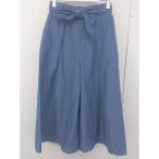 * * BEAMS HEART Beams Heart талия резина гаучо брюки размер M голубой серый серия женский 