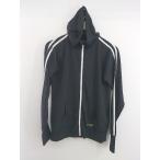 ◇ aimerfeel エメフィール 長袖 ジップアップ パーカー サイズL ブラック ホワイト レディース P