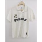 ◇ goleador ゴレアドール 半袖 ポロシャツ サイズM ホワイト メンズ P