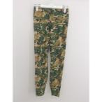 * NIKE Nike камуфляж камуфляж леггинсы брюки размер XS хаки бежевый женский P