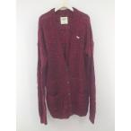 ショッピングAbercrombie ◇ Abercrombie&Fitch オーバーサイズ 長袖 ニット カーディガン サイズM/L バーガンディ ピンク レッド系 レディース E