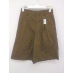 * BEAUTY &amp; YOUTH UNITED ARROWS стрейч tuck половина шорты размер S Brown женский P