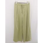 ◇ OZOC オゾック タック サテン調 パ