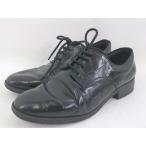 * Clarks Clarks крокодил type вдавлено . оксфорды размер 23.5cm черный женский P