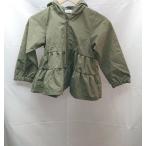 ◇ b.ROOM ビールーム ジップアップ　キッズ 子供服 長袖 ジャンパー サイズ120 カーキ レディース E