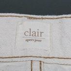 * clair apres jour Denim разрез flare pants размер M слоновая кость женский E