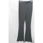 * EVRIS чёрный relax стиль выше прекрасный ножек ребра flair леггинсы брюки FREE размер черный женщина E