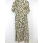 ◇ OZOC オゾック 花柄 半袖 膝下丈 �