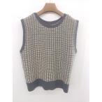 * HONEYSUCKLE ROSE общий рисунок кнопка вязаный лучший размер M серый оттенок бежевого женский P