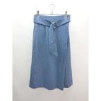 * прекрасный товар JUSGLITTY стрейч формальный casual mi утечка flair LAP способ юбка размер 1 оттенок голубого женский E