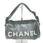 ◇ CHANEL シャネル スポーツライン 筒形 ココマーク ミニサイズ ハンド ショルダー バッグ ブラック系 レディース E