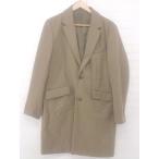 * SENSE OF PLACE by URBAN RESEARCH ходить на работу посещение школы длинный рукав Пальто Честерфилд размер M бежевый мужской P