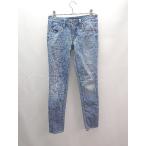 ◇ American Eagle アメリカンイーグル ストレッチ パッチ シンプル デニムパンツ サイズ00 ブルー系 レディース E