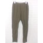 * 6(ROKU) BEAUTY&amp;YOUTH UNITED ARROWS талия резина леггинсы вязаный брюки хаки женский E