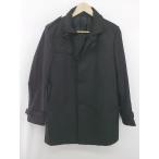 * RUCKEN BACCHAR тысяч птица .. бизнес серия длинный рукав тренчкот размер S черный мужской E