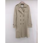 * * NOISE MAKER шум производитель ходить на работу офис OL длинный рукав тренчкот размер 36 оттенок бежевого женский P