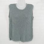 * BEAUTY &amp; YOUTH вид ti and Youth UNITED ARROWS... плетеный вязаный лучший оттенок зеленого женский P