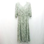 ◇ OZOC オゾック 花柄 ウエストゴム 