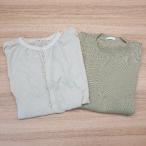 * { LOWRYS FARM продажа комплектом 2 позиций комплект размер FREE Layered casual вязаный лучший / блуза женский } E