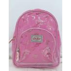 ◇ Cath Kidston キャスキッドソン キッズ 総柄 ビニール リュック バッグ ピンク レディース E