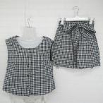 * * Heather серебристый жевательная резинка проверка рубашка шорты выставить верх и низ размер F черный белый женский E