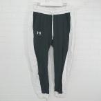 * UNDER ARMOUR Under Armor тренировочный часть магазин надеты Logo брюки-джоггеры боковой LG черный оттенок белого женский E