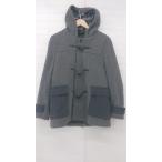 * * THE SHOP TK casual шерсть . капот длинный рукав полупальто "даффл коут" размер M серый темно-серый серия мужской P