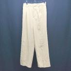 * Lian талия резина центральный Press one tuck слаксы размер F свет желтый женский E