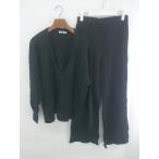 * FREAK'S STORE freak s магазин вязаный свитер брюки выставить верх и низ размер M черный женский P