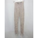 * 6rokUNITED ARROWS шерсть . ребра вязаный леггинсы брюки бежевый женский P