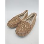 * Minnetonka Minnetonka 4621 оборудование орнамент biju- замша мокасины обувь размер 6 бежевый женский P