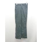 * jumellejumero передний застежка-молния точка рисунок полька-дот casual flare pants размер M черный женский E