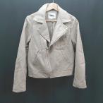 ◇ OZOC オゾック 合成皮革 袖スリッ�