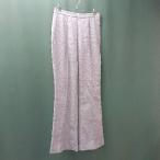 * snidel Snidel боковой застежка-молния одноцветный осень предназначенный femi человек flare pants размер 0 лиловый женский E